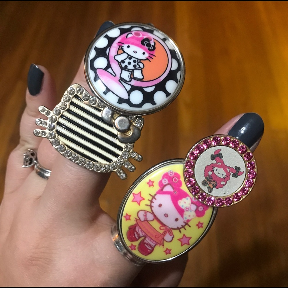 Hello Kitty x Tarina Tarantino rings